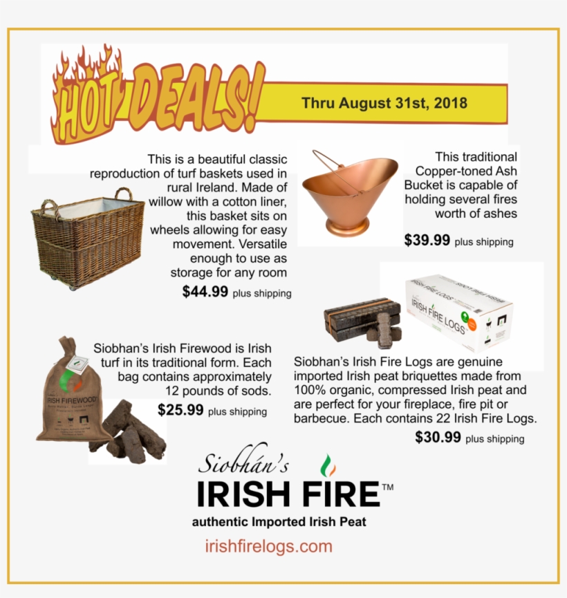 Hot Deals Ad - Picnic Basket, transparent png download