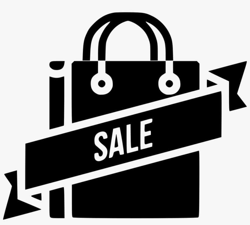 Sale Ribbon Carry Bag Cart Online Tag Label Comments - Bag, transparent png download