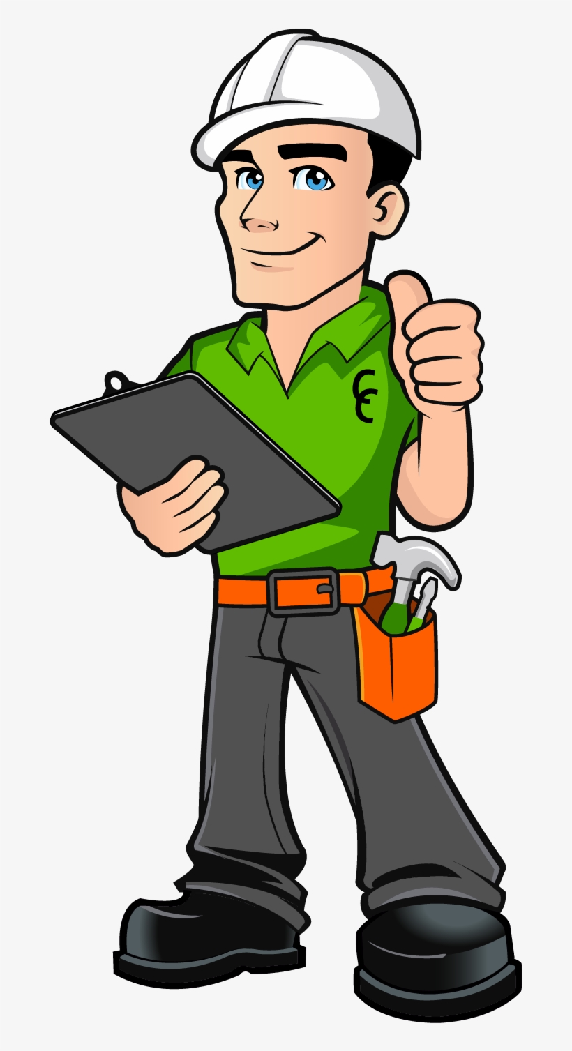 Activate Repair Warranty - Contractor Cartoon, transparent png download