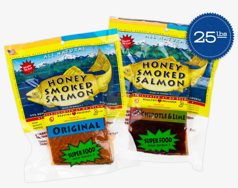 Original And Chipotle & Lime - Honey Smoked Salmon Company, transparent png download