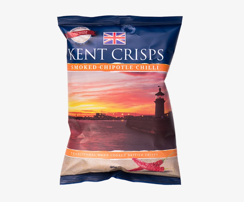 Smoked Chipotle Chilli - Kent Crisps Smoked Chipotle Crisps 40 G, transparent png download