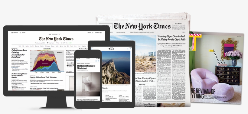 Get Home Delivery - New York Times 15 Week Subscription, transparent png download