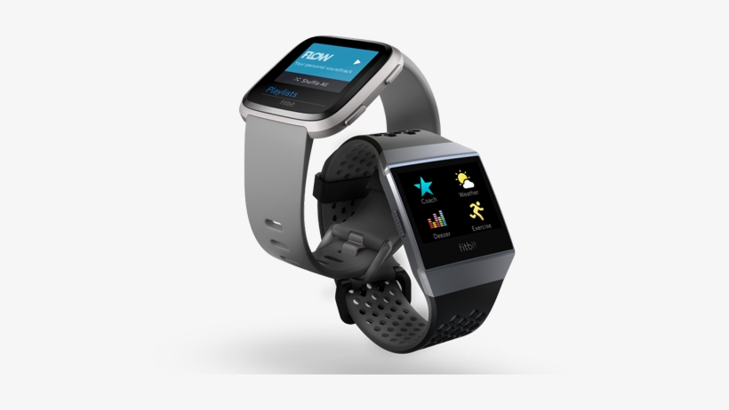 Start Your Free Trial* - Fitbit - Sport Band - Watch Strap - Black & Charcoal, transparent png download