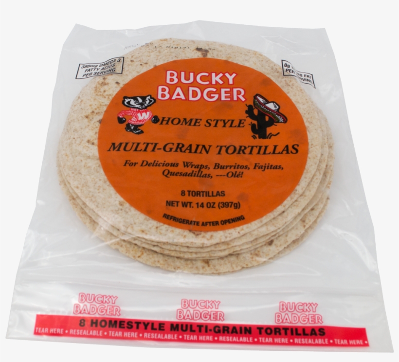 Bucky Badger Multigrain Tortillas - Bucky Badger, transparent png download