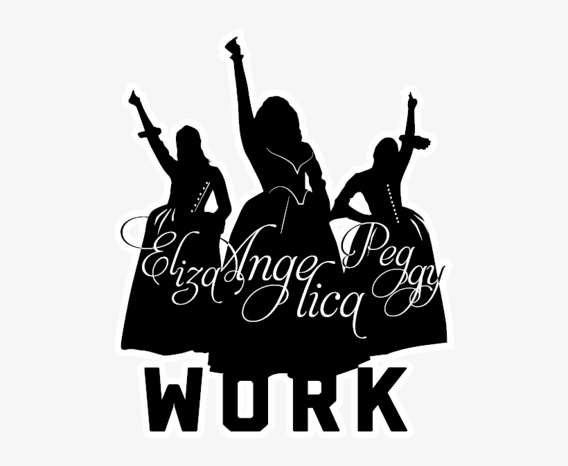 From The Official Hamilton App - Hamilton Schuyler Sisters Silhouette, transparent png download