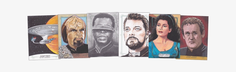 2016 Star Trek Tng Portfolio S2 Sketch Cards - Star Trek Tng Portfolio Prints, transparent png download
