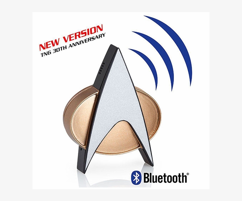Star Trek Tng Bluetooth Communicator New Edition - Star Trek Tng Badge, transparent png download