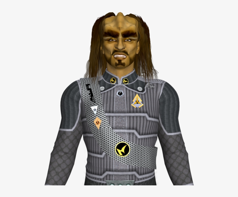 Klingon Rankpins And Combadge M4v4 - Klingon Combadge, transparent png download
