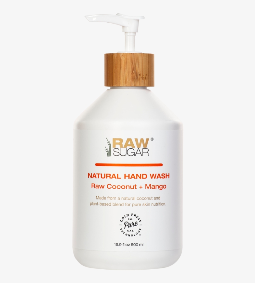 While We In The Western World May Only Have Just Discovered - Raw Sugar Hand Wash - Raw Coconut + Mango 16.9 Fl Oz, transparent png download