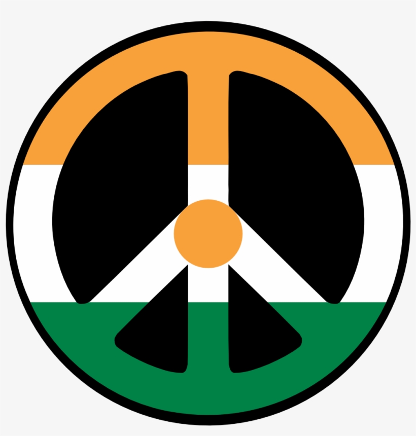 Nice Looking Niger Flag Meaning Pictures Country Detail - Peace Sign Rasta Colors, transparent png download