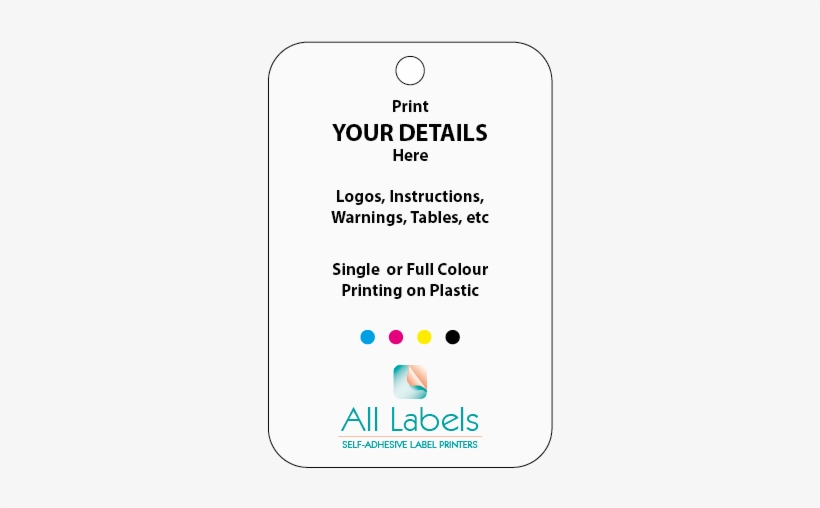 printed plastic tags
