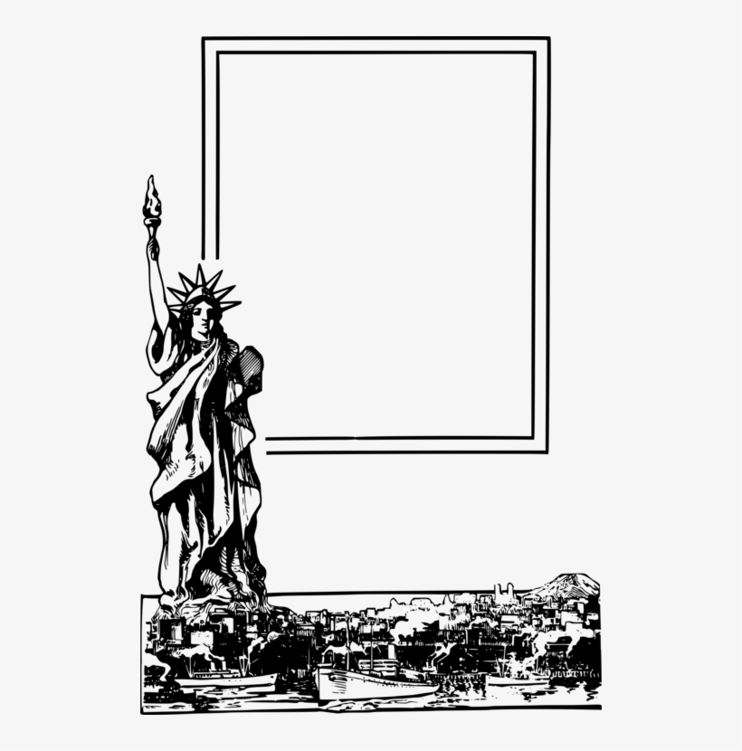 New York City Picture Frames Black And White Black - Png For Photo Frame New, transparent png download
