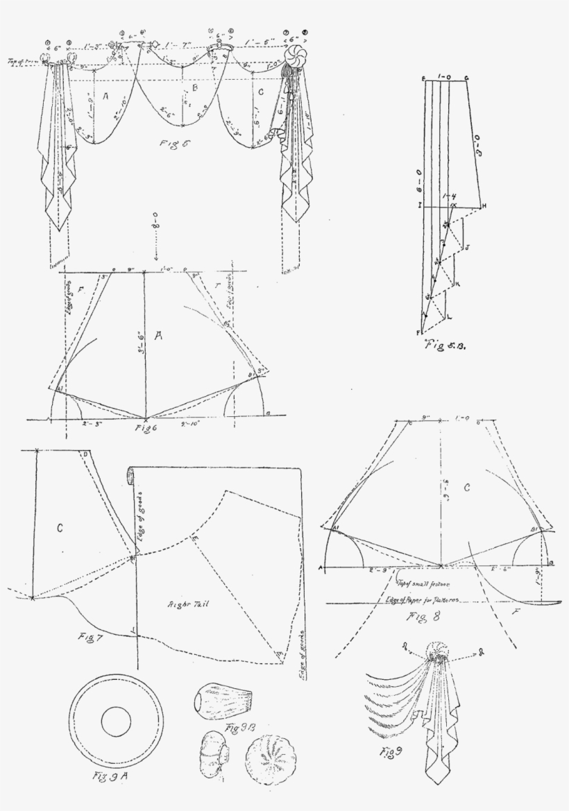 Digital Curtain Design Background Downloads - Technical Drawing, transparent png download