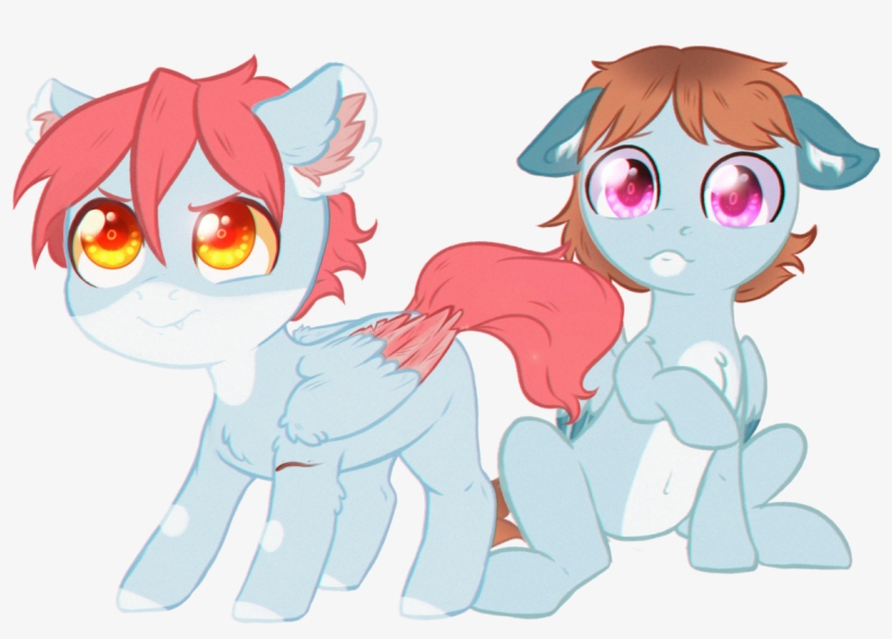 Rizzych, Colored Wings, Colt, Ear Fluff, Floppy Ears, - Ear, transparent png download