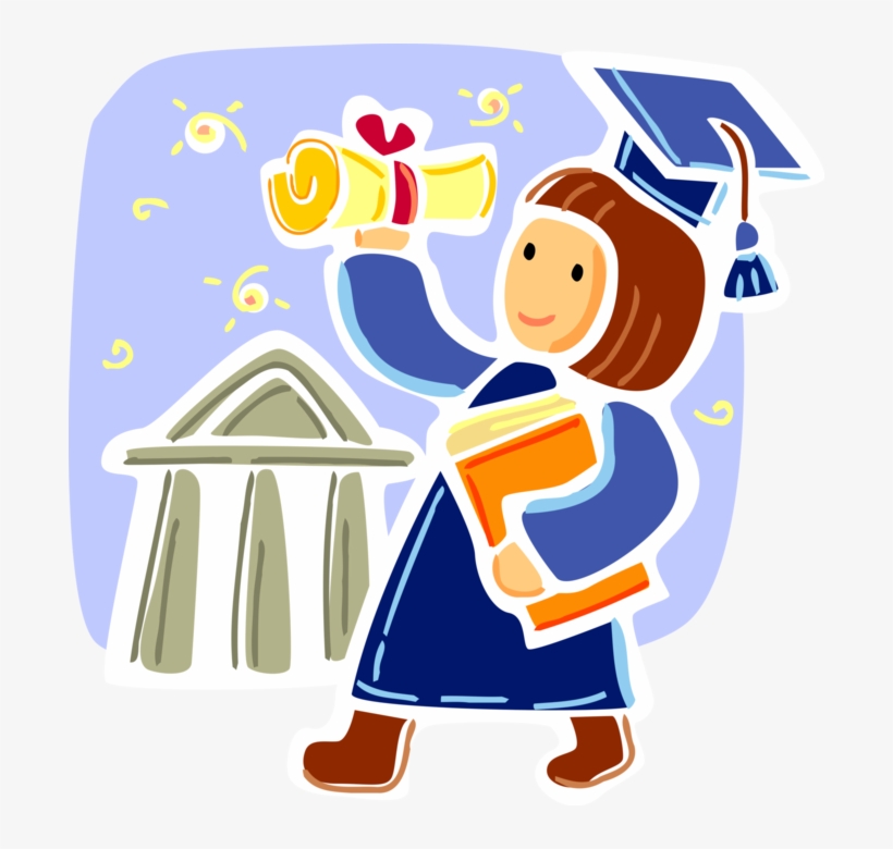 Vector Illustration Of High School, College And University - Pädagogik Clipart, transparent png download