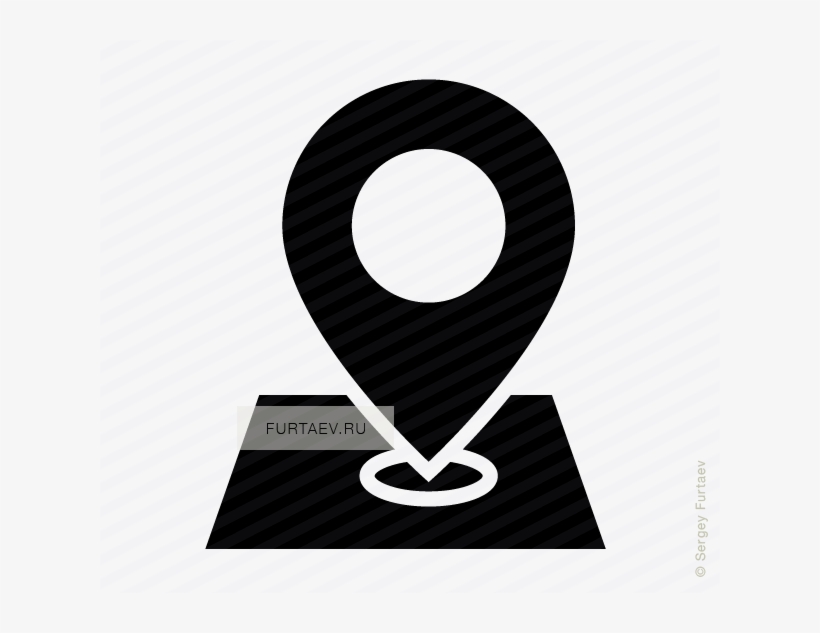 Vector Icon Of Marker Showing Location On - Logo Maps Vector Png, transparent png download