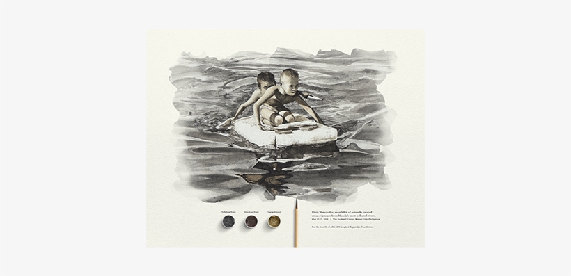 “dirty Watercolor Campaign” Tbwa\santiago Mangada Puno, transparent png download