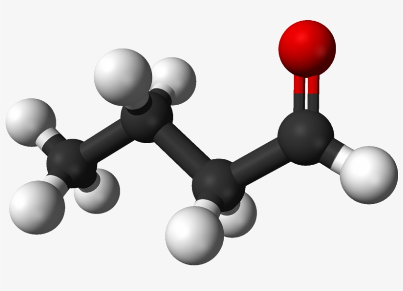 Butyraldehyde 3d Balls - Acidos Grasos De Cadena Corta, transparent png download