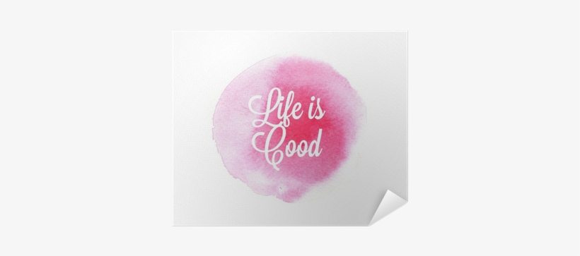 Abstract Pink Hand Drawing Watercolor Wash On White - Design Work, transparent png download