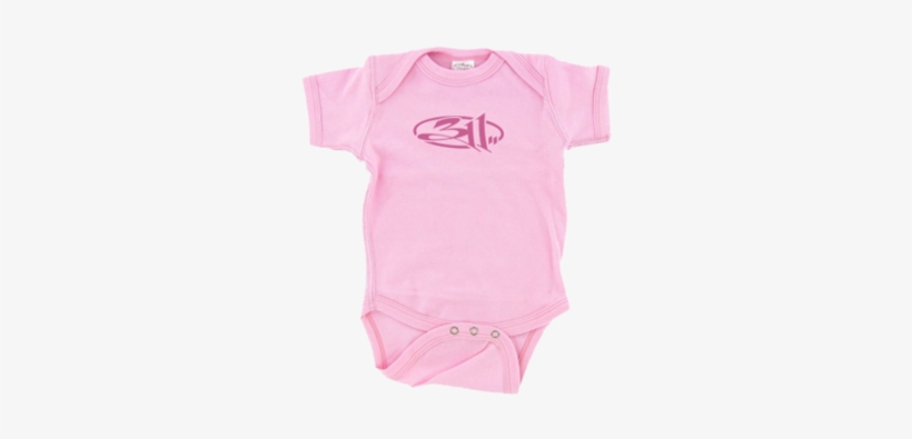 Pink Logo Onesie - 311 Band, transparent png download