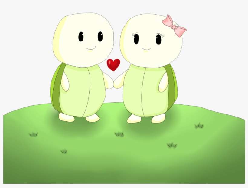 Cute Turtles - Cute Turtles In Love, transparent png download