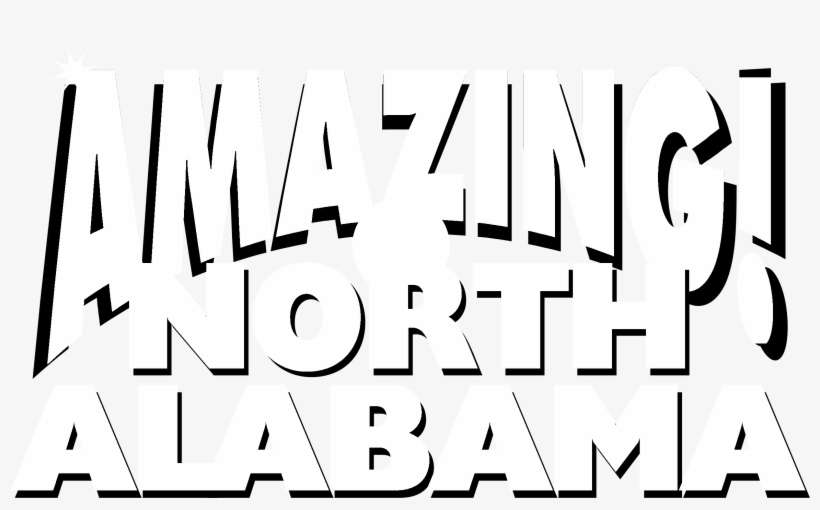 Amazing North Alabama Logo Black And White - Calligraphy, transparent png download