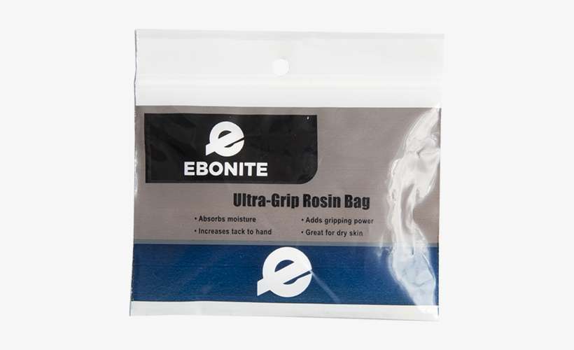 Ultra-grip Rosin Bag - Ebonite Micro Fiber Grip Sack- Black, transparent png download