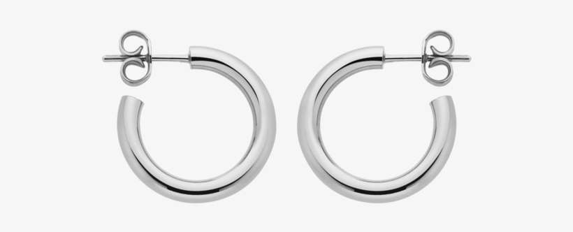 Meadowlark • Taboo Hoop Earrings • Medium • Sterling - Earring, transparent png download