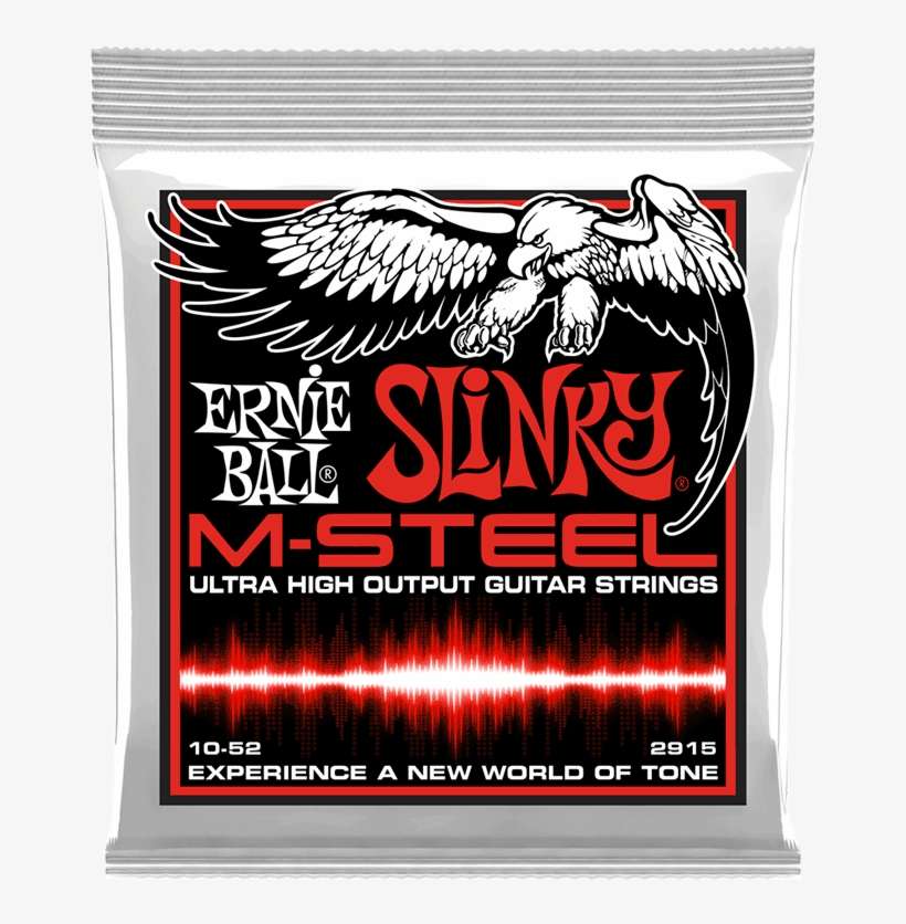 Ernie Ball M-steel Skinny Top Heavy Bottom Slinky Electric - Ernie Ball M Steel Skinny Top Heavy Bottom, transparent png download