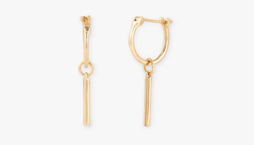 Balance Hoop Earrings - Mejuri Balance Hoops Earrings, transparent png download