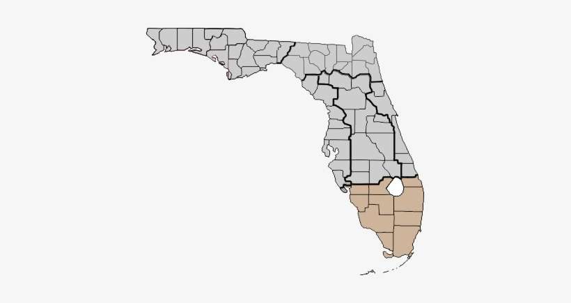 South Florida Biker Bars - South Florida Map Png, transparent png download