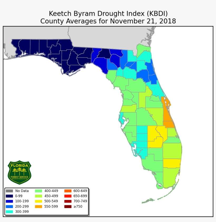 Observed Weather Map - Keetch–byram Drought Index, transparent png download