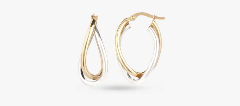 9ct Gold Hoop Earrings - Dyrberg/kern, transparent png download