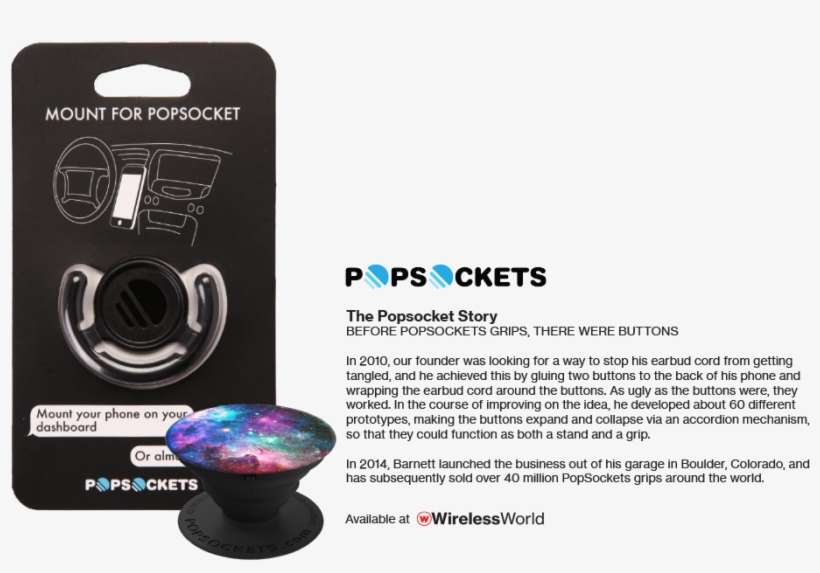 1 - Popsockets: Expanding Stand And Grip For Smartphones, transparent png download