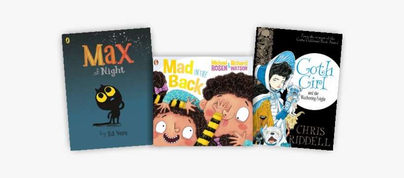 Laureate Chris Riddell With His Latest Goth Girl Title, - Mad In The Back By Michael Rosen, transparent png download