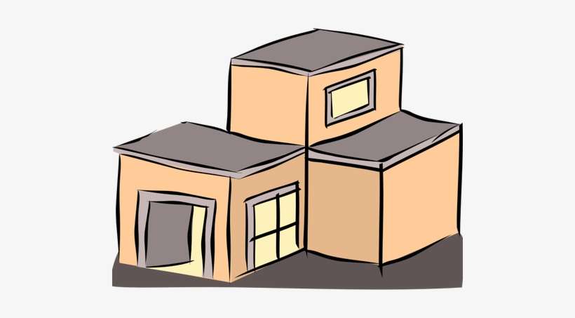 House - Flat Roof House Clipart PNG Image | Transparent PNG Free Download on SeekPNG