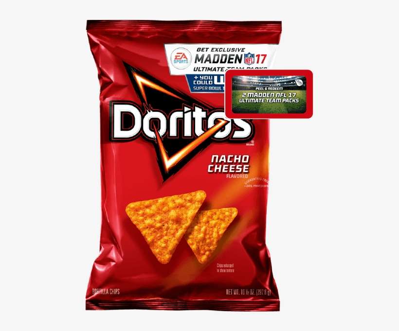 Doritos Madden 17 Sweepstakes - Doritos Nacho Cheese Chips - 10 Oz Bag, transparent png download
