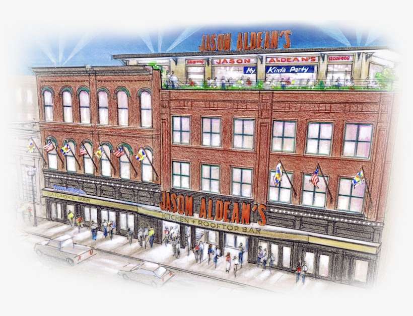 Jason Aldean's Kitchen Rooftop Bar - Jason Aldean's Kitchen And Rooftop Bar, transparent png download