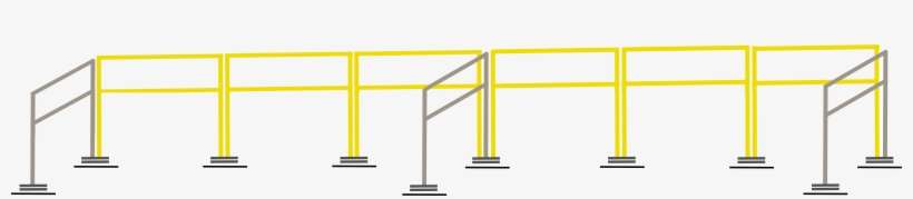 48 Ft Rooftop Guardrail - Guard Rail, transparent png download