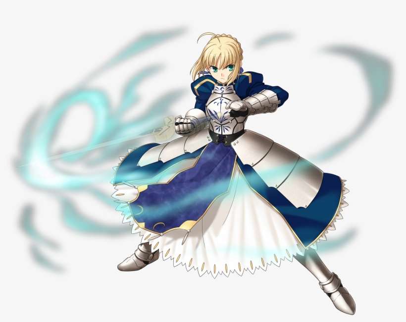 Saber Ryuji Higurashi Cut In - Anime Toy - Fate/unlimited Codes Decoration Sticker, transparent png download