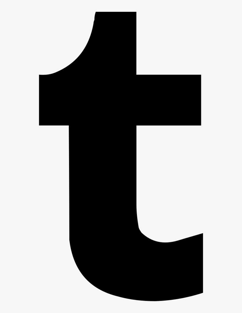 Png File Svg - Black Tumblr Logo Png, transparent png download