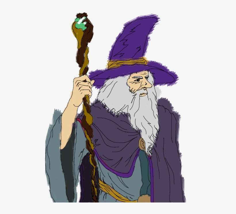 Nizbaf The Crazed Wizard - Illustration, transparent png download