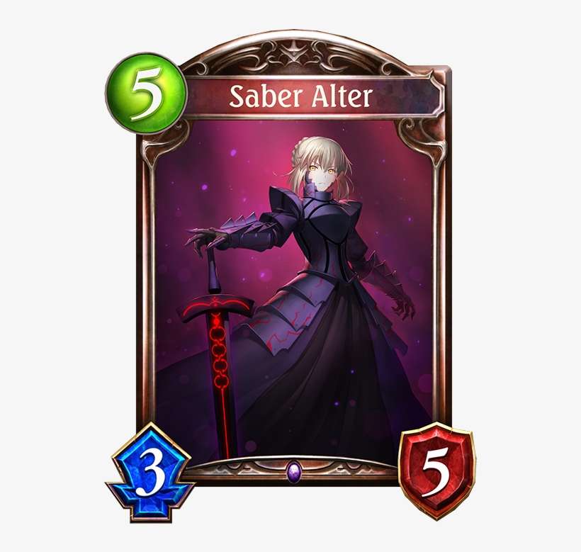 Unevolved Saber Alter - Shadowverse Garuda, transparent png download