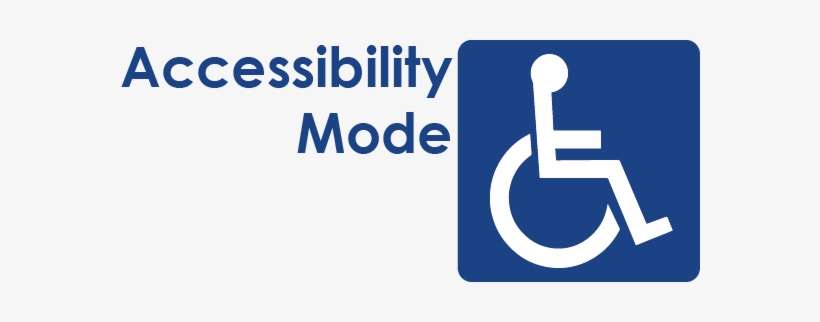 Click Here For Southern Bank Accessibility Mode Website - Handicap Sign, transparent png download