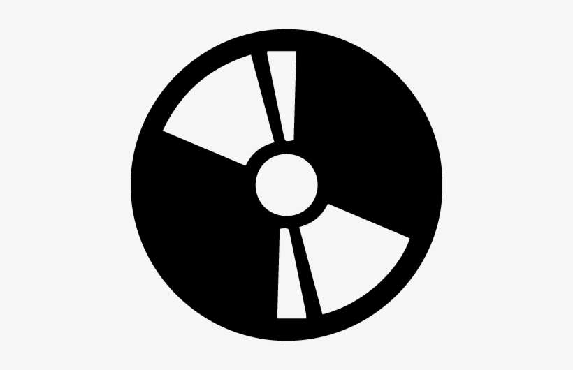 Cd Silhouette At Getdrawings - Cd Icon Vector, transparent png download