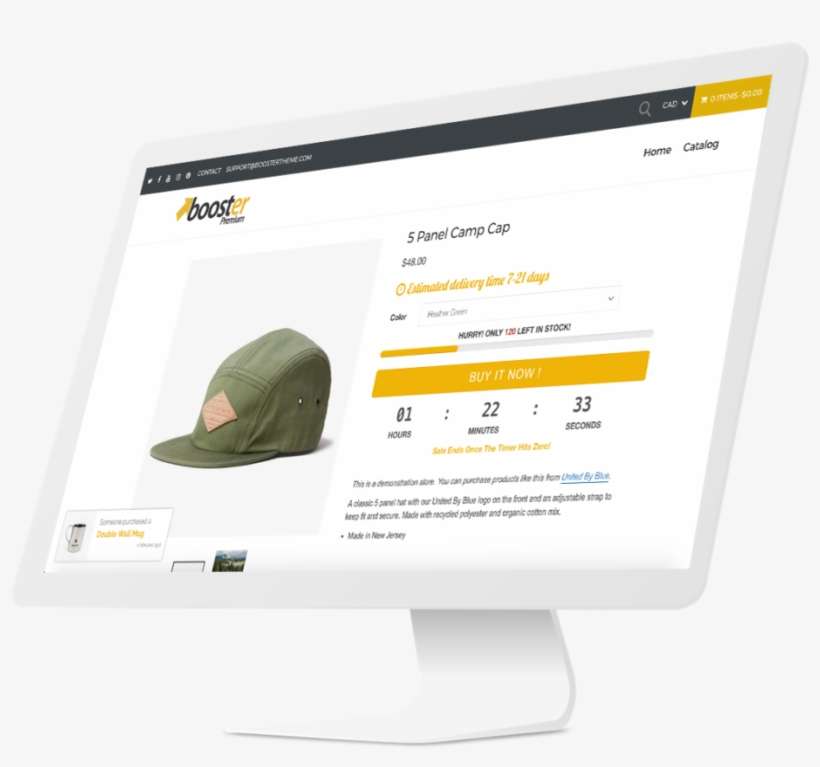 Shopify Booster Theme Review, transparent png download