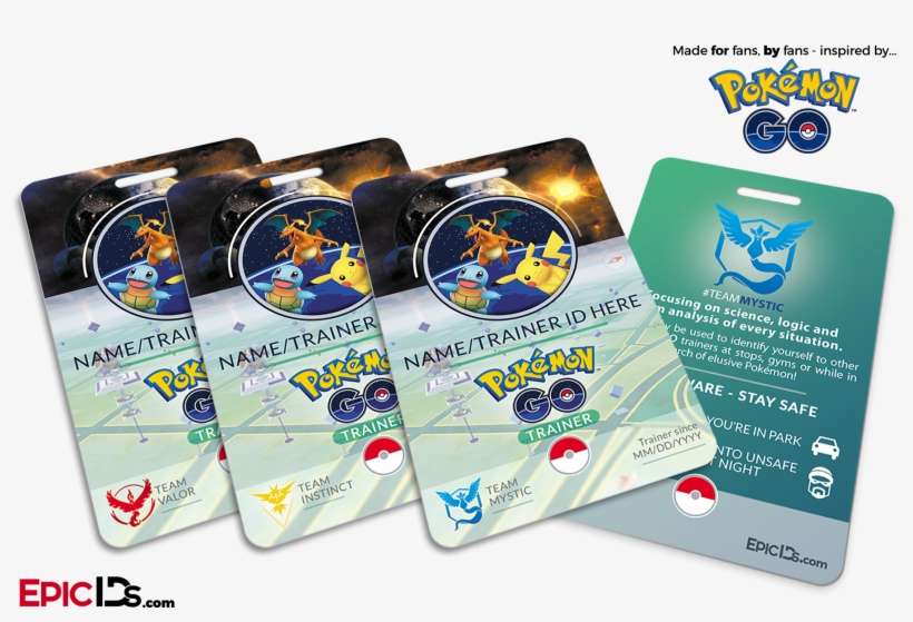 Pokemon Go Inspired Team Mystic, Valor Or Instinct - Pokemon Go, transparent png download