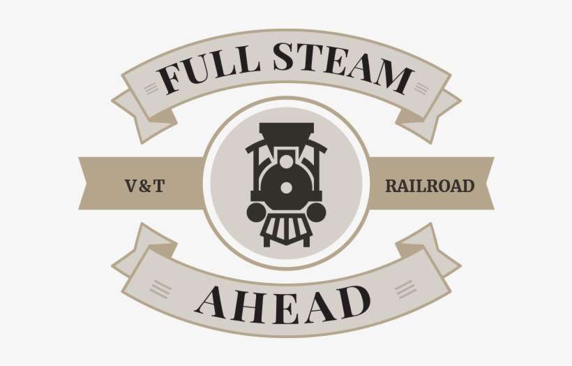 Full Steam Ahead Vt Railroad - The East Gate Depot - V&t Railway, transparent png download