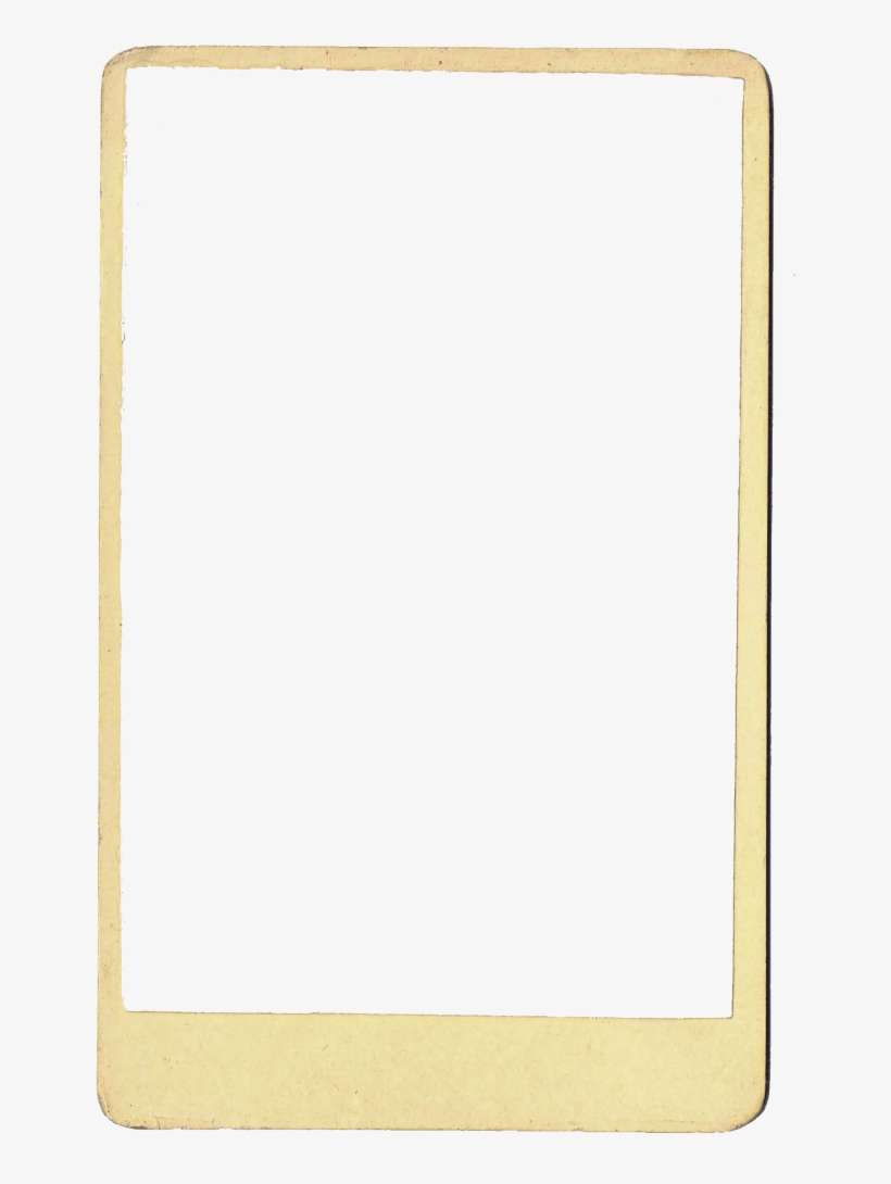 Antique Cabinet Card Printable Frame - Paper Product, transparent png download