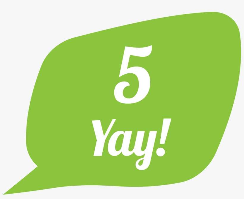 You Can Earn 5 Yay Points For Attending A Wellness - 5 Yay PNG Image ...
